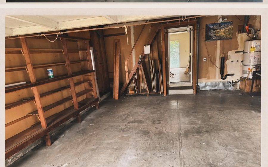 Same garage completely cleared